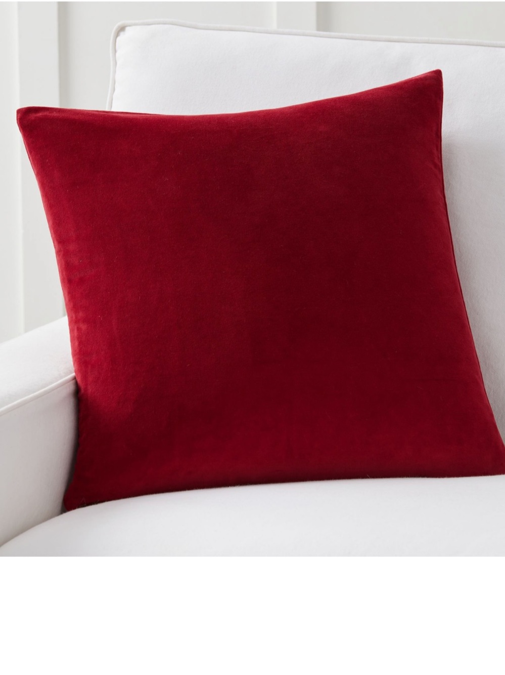 POTTERY BARN VELVET PILLOW COVER SET (2)
